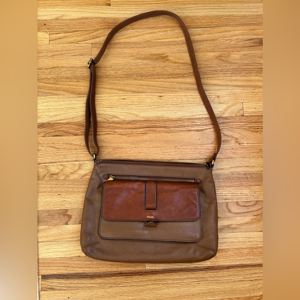 Leather Crossbody Fossil Purse
